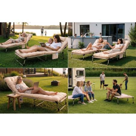 ChillWell Dream Sofotel kokkupandav reisivoodi ja aiatool