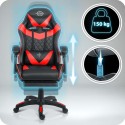 Sofatel Draknor II mänguritool must ja punane