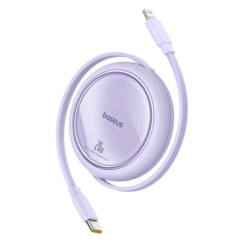 USB-kaabel Baseus Free2Pull USB-C kuni iP 20W 1m (lilla)