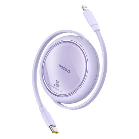 USB-kaabel Baseus Free2Pull USB-C kuni iP 20W 1m (lilla)