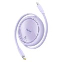 USB-kaabel Baseus Free2Pull USB-C kuni iP 20W 1m (lilla)
