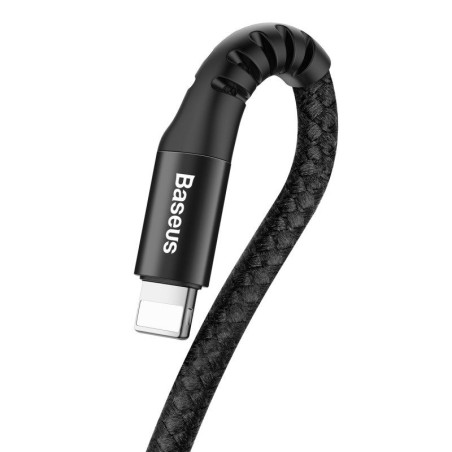 Baseus vedruga kaabel Lightning 1m 2A (must)