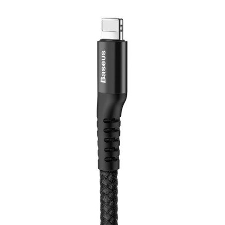 Baseus vedruga kaabel Lightning 1m 2A (must)