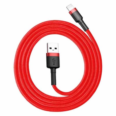 Baseus Cafule USB Lightning kaabel 2,4A 0,5m (punane)