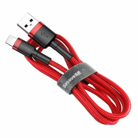 Baseus Cafule USB Lightning kaabel 2,4A 0,5m (punane)