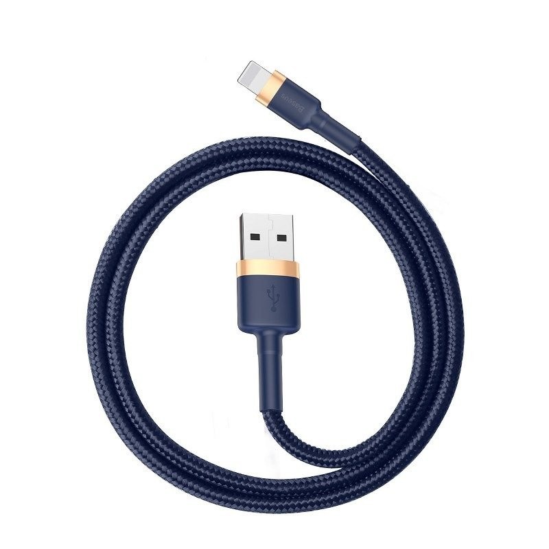 Baseus Cafule Lightning kaabel 1,5A 2m (kuldne+tumesinine)