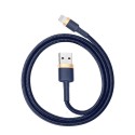 Baseus Cafule Lightning kaabel 1,5A 2m (kuldne+tumesinine)