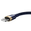 Baseus Cafule Lightning kaabel 1,5A 2m (kuldne+tumesinine)
