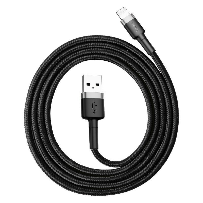 Baseus Cafule USB Lightning kaabel 2,4A 1m (hall+must)