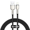 USB-kaabel Lightning Baseus Cafule jaoks, 2,4A, 1m (must)