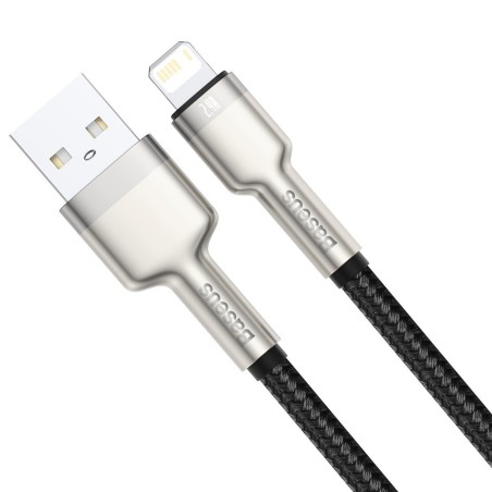 USB-kaabel Lightning Baseus Cafule jaoks, 2,4A, 1m (must)