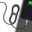 USB-kaabel Lightning Baseus Cafule jaoks, 2,4A, 1m (must)