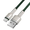 USB-kaabel Lightning Baseus Cafule jaoks, 2,4A, 1m (roheline)