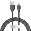 Baseus Jelly USB-kaabel Lightningiga, 2,4A, 1,2m (must)