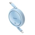USB-kaabel Baseus Free2Pull USB-C kuni iP 20W 1m (sinine)