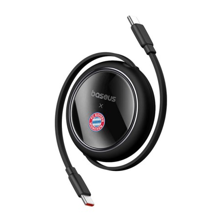 Baseus USB-C–USB-C 100 W laadimiskaabel (must) Bayern Edition