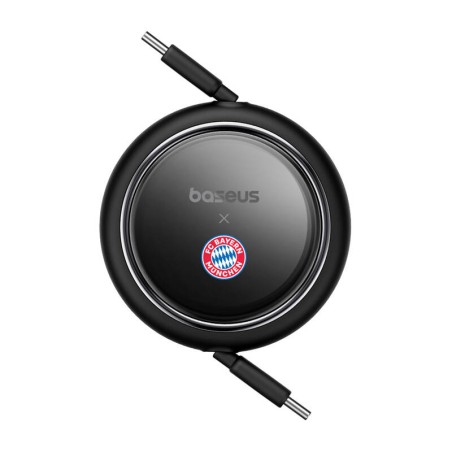 Baseus USB-C–USB-C 100 W laadimiskaabel (must) Bayern Edition