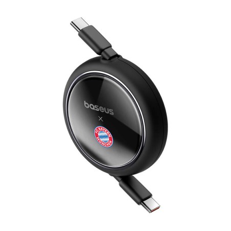 Baseus USB-C–USB-C 100 W laadimiskaabel (must) Bayern Edition