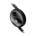 Baseus USB-C–USB-C 100 W laadimiskaabel (must) Bayern Edition