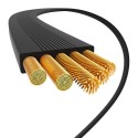 Baseus USB-C–USB-C 100 W laadimiskaabel (must) Bayern Edition