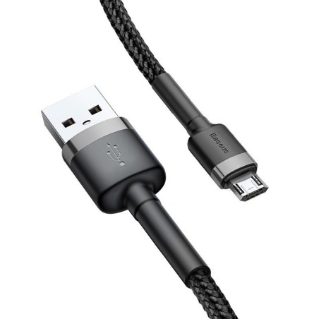 Baseus Cafule Micro USB kaabel 2,4A 1m (hall + must)