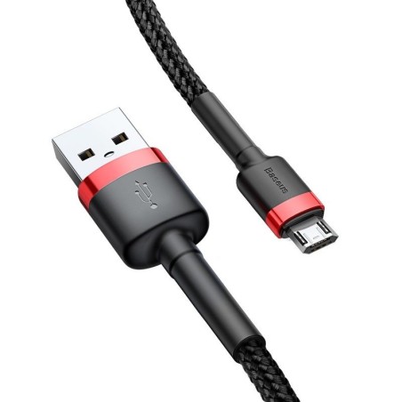 Baseus Cafule Micro USB kaabel 1,5A 2m (punane+must)