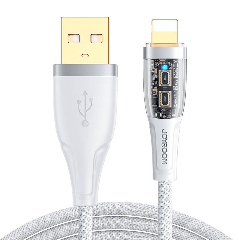 USB-A / Lightningi / 2,4A / 1,2 m Joyroom S-UL012A3 kaabel (valge)