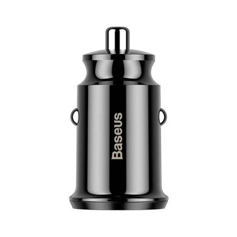 Baseus Grain autolaadija 2x USB 5V 3.1A (must)