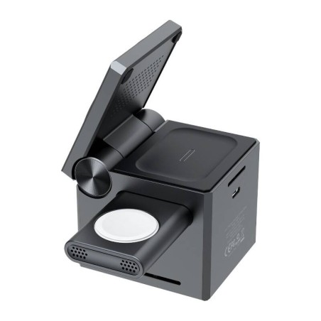 Choetech T632-F 3-in-1 15W induktiivne laadija (must)
