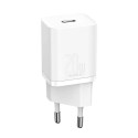 Baseus Super Si kiirlaadija 1C 20W (valge)