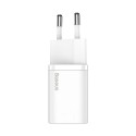 Baseus Super Si kiirlaadija 1C 20W USB-C kaabliga Lightning 1 m jaoks (valge)