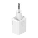 Baseus Super Si kiirlaadija 1C 20W USB-C kaabliga Lightning 1 m jaoks (valge)