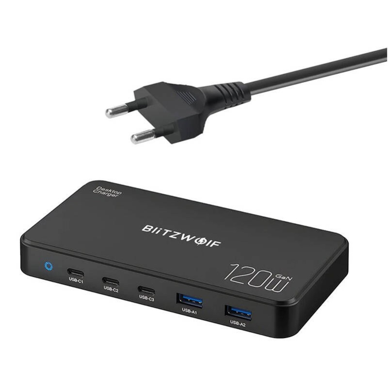 Laadimisjaam Blitzwolf BW-i100 5in1 120W