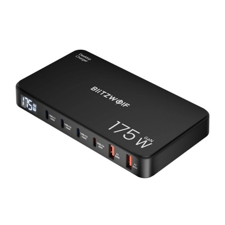 Blitzwolf BW-S30 6-in-1 laadimisjaam 4xUSB-C + 2xUSB 175W