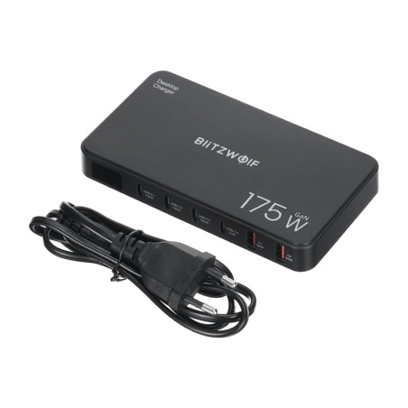 Blitzwolf BW-S30 6-in-1 laadimisjaam 4xUSB-C + 2xUSB 175W