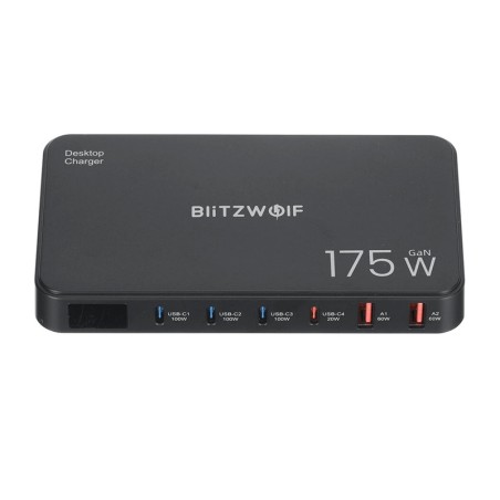 Blitzwolf BW-S30 6-in-1 laadimisjaam 4xUSB-C + 2xUSB 175W