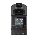 Blitzwolf BW-FW10 äratuskell laadijaga 2xUSB-A, 4xUSB-C, 240W