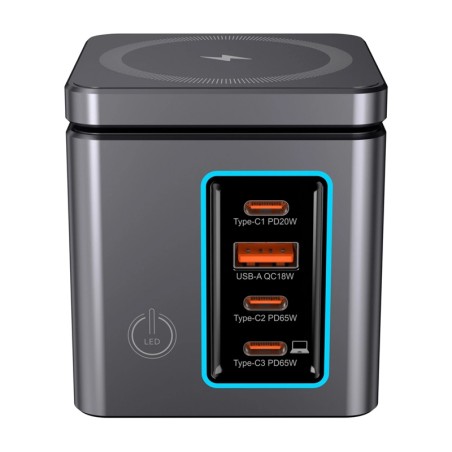 Blitzwolf BW-i113 GaN, USB-A, 3xUSB-C, 105 W võrgulaadija