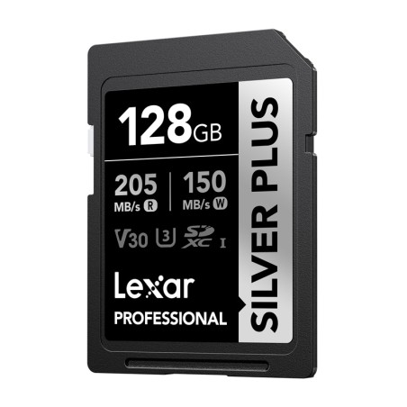 Lexar Professional SILVER PLUS SDXC 128GB mälukaart