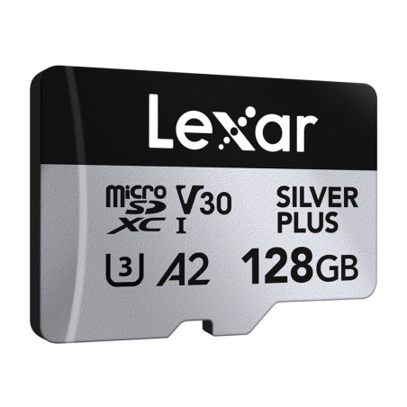 Lexar High-Performance Silver Plus microSDXC 128GB mälukaart + adapter