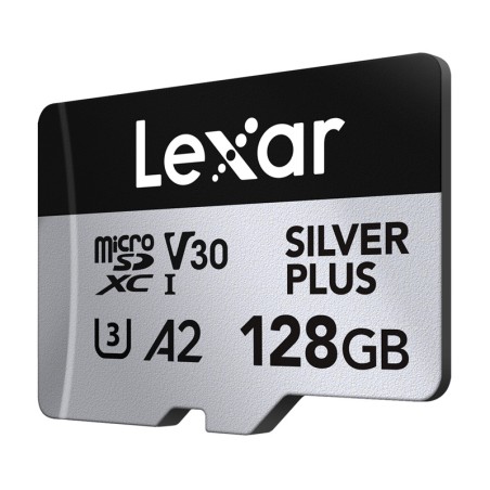 Lexar High-Performance Silver Plus microSDXC 128GB mälukaart + adapter