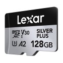 Lexar High-Performance Silver Plus microSDXC 128GB mälukaart + adapter