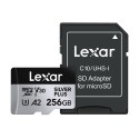 Lexar High-Performance Silver Plus microSDXC 256GB mälukaart + adapter
