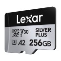 Lexar High-Performance Silver Plus microSDXC 256GB mälukaart + adapter