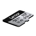 Lexar High-Performance Silver Plus microSDXC 512GB mälukaart + adapter