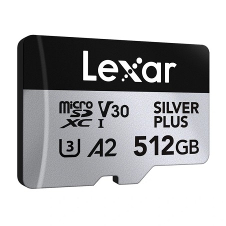 Lexar High-Performance Silver Plus microSDXC 512GB mälukaart + adapter