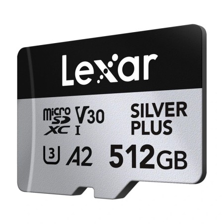 Lexar High-Performance Silver Plus microSDXC 512GB mälukaart + adapter