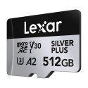 Lexar High-Performance Silver Plus microSDXC 512GB mälukaart + adapter