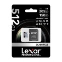 Lexar High-Performance Silver Plus microSDXC 512GB mälukaart + adapter