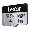 Lexar High-Performance Silver Plus microSDXC 1TB mälukaart + adapter